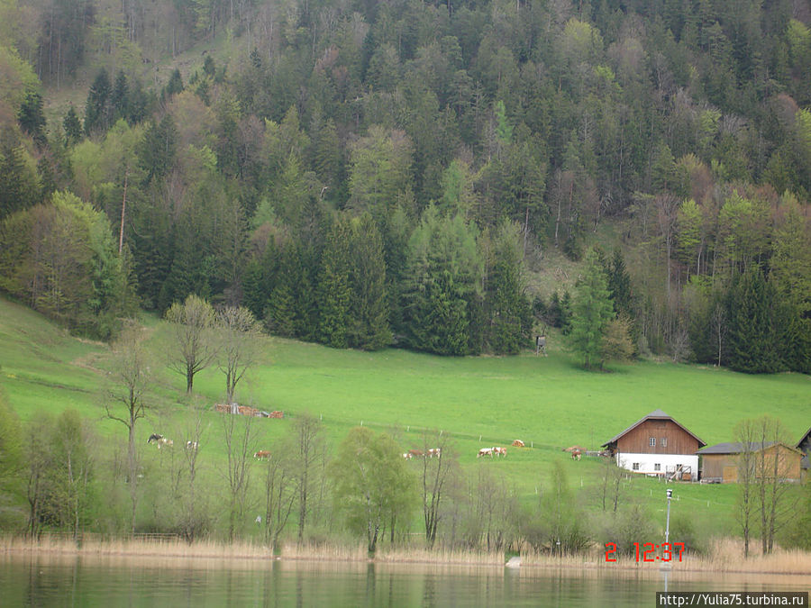 На озере Зальцбург, Австрия