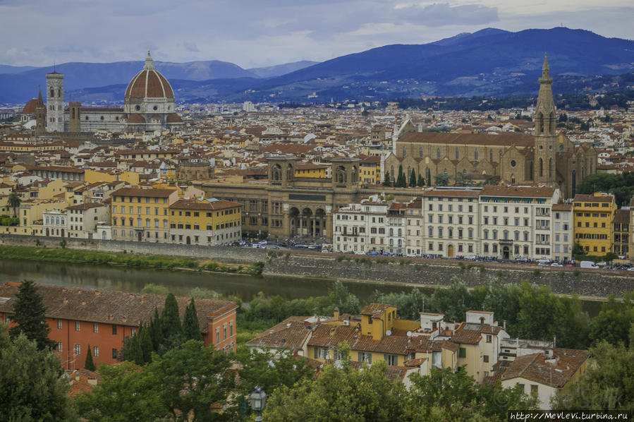 Италия, Флоренция. Площадь Микеланджело Флоренция, Италия