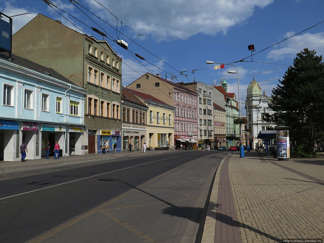 Богемия 2015. Городской пейзаж в преддверии зимы Теплице, Чехия