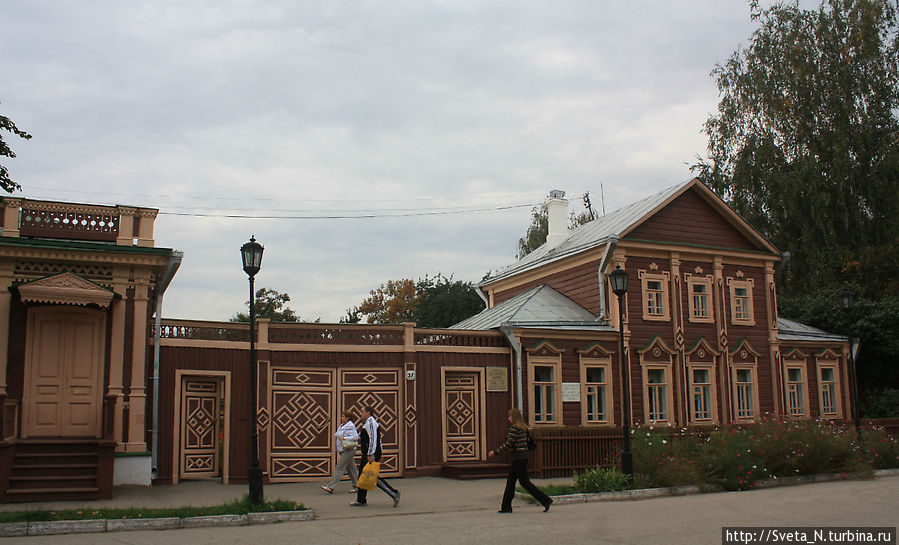 Музей-усадьба Павлова, вид с улицы Павлова. Рязань, Россия