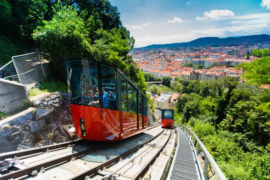 Фуникулёр Шлоссбергбан / Schlossbergbahn