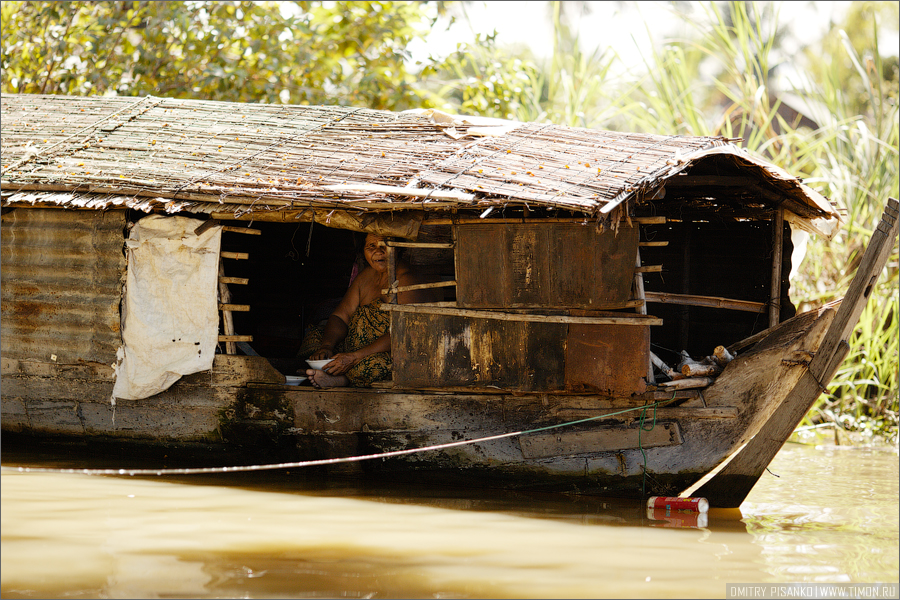 Жизнь на воде Сиемреап, Камбоджа