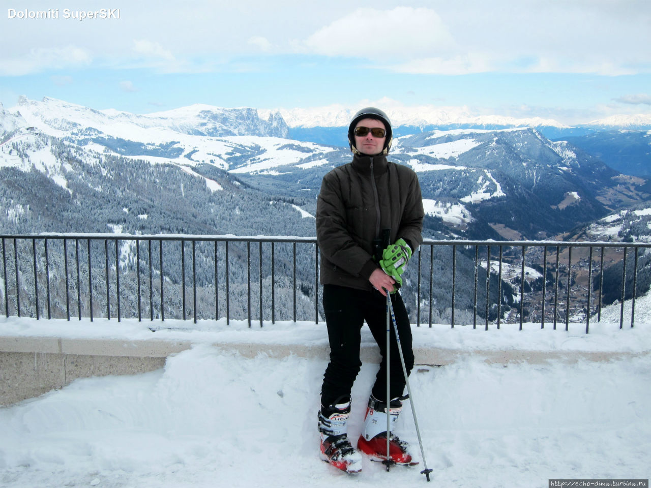 По бразильской системе: как я встал на лыжи в Доломитах! ч.1 Сельва-Гардена, Италия
