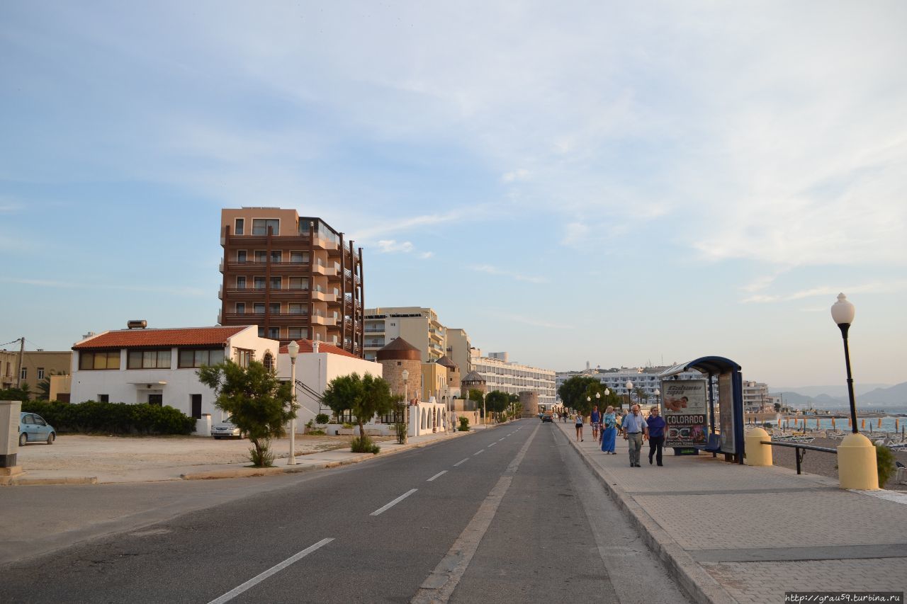 Новый город Родоса.  Жизнь продолжается Родос, остров Родос, Греция