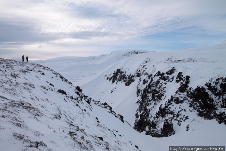 Замерзший водопад