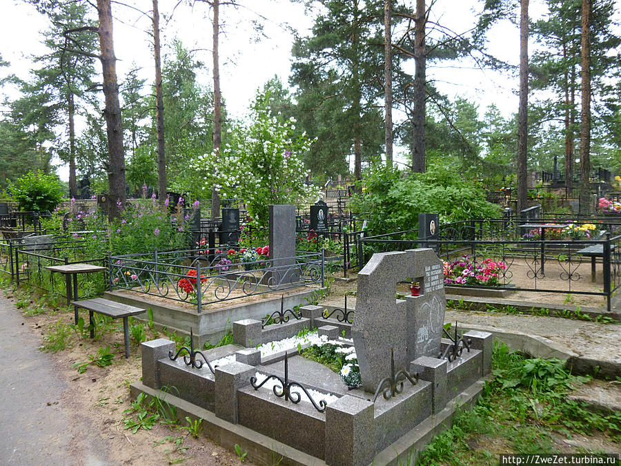 План сестрорецкого кладбища
