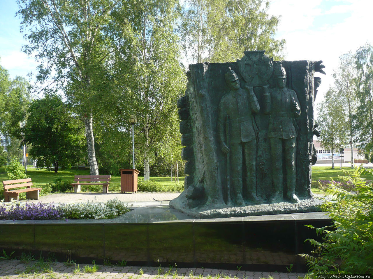 Монумент финским егерям Торнио, Финляндия