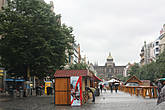 Вацлавская площадь в дождь