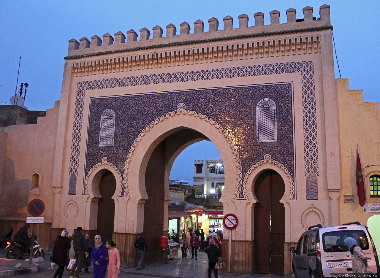 Голубые ворота Фес, Марокко