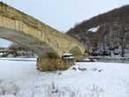 мост начала 20 века, давший название поселку Каменномостский