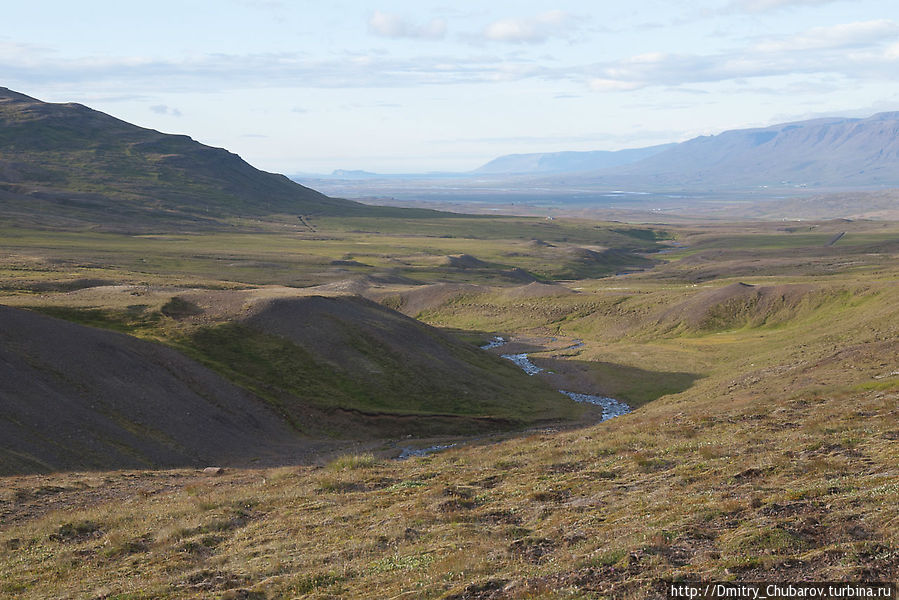 На середине подъема на плато – пройденный путь Исландия
