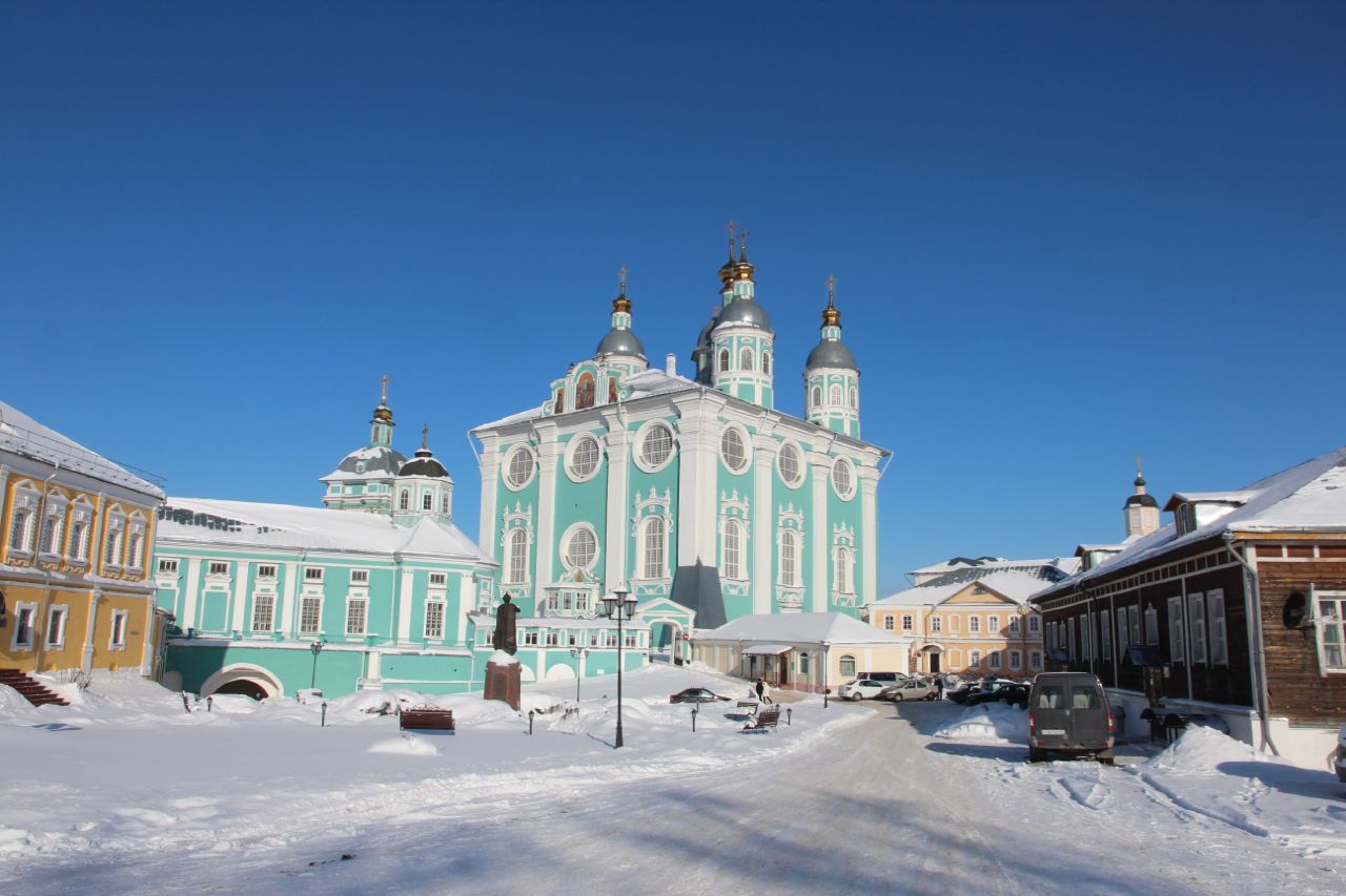 смоленск собор успенский зима