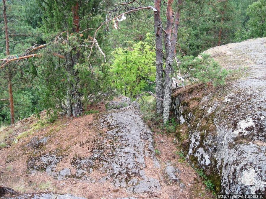 Гора Сампо — сплошной каменный массив Кончезеро, Россия