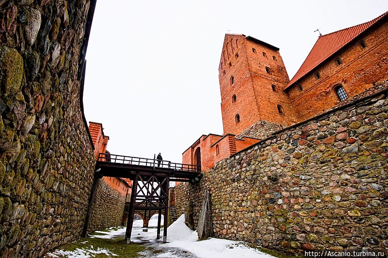 Прогулка по зимнему Тракаю Тракай, Литва