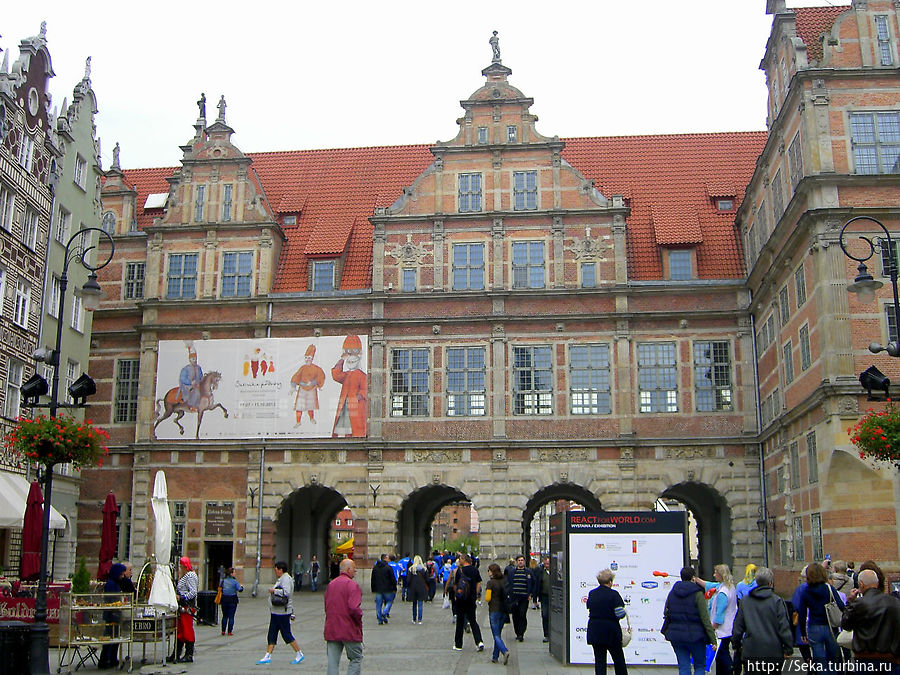 Зеленые Ворота. Построены в XVI в. Гданьск, Польша