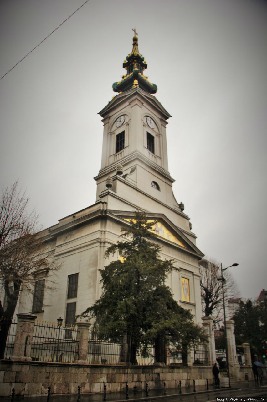 Кафедральный собор Святого Михаила или Соборная церковь. Сербский Патриарх проводит тут праздничные службы Белград, Сербия