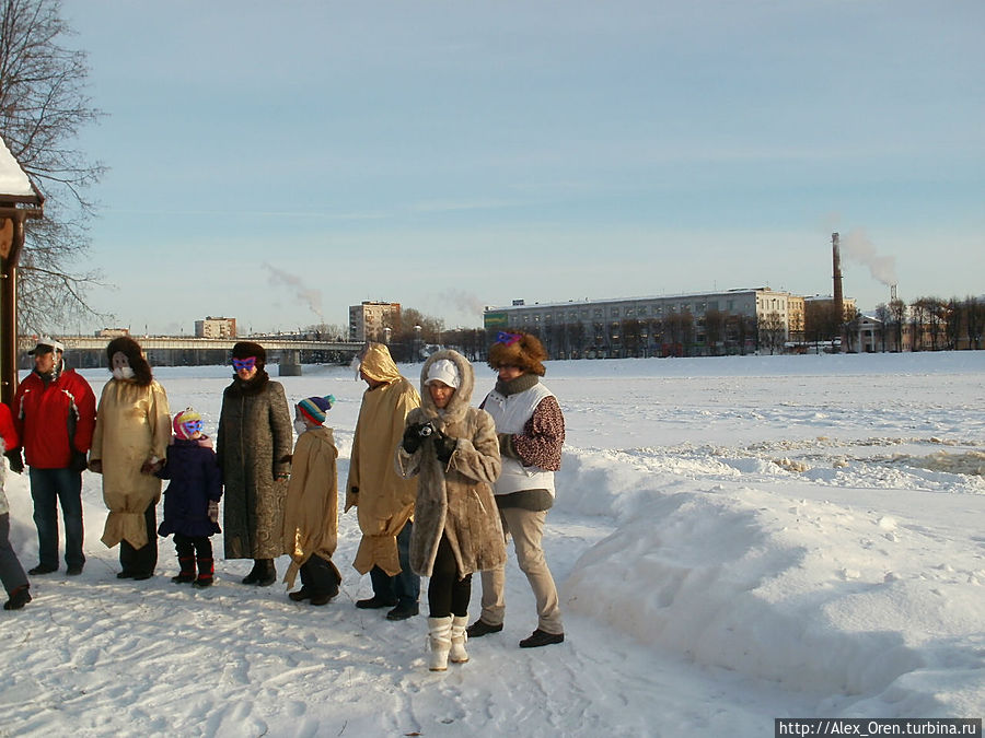 В гостях у новгородских моржей Великий Новгород, Россия