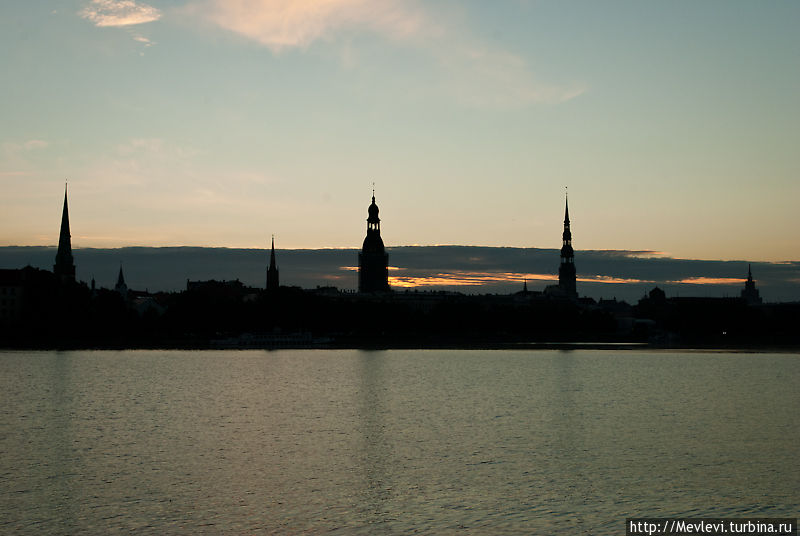 Панорама Старой Риги Рига, Латвия