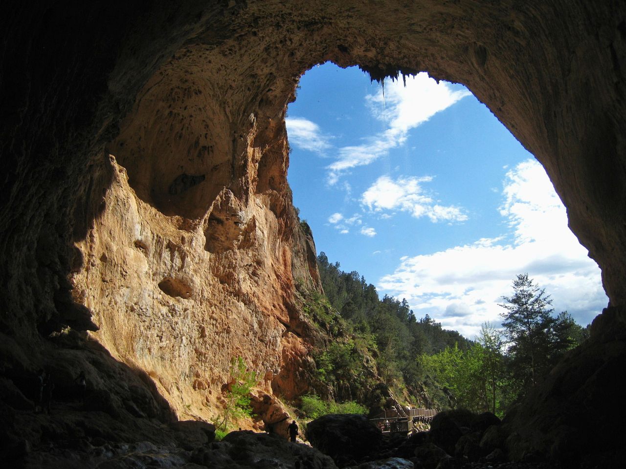 Красивые и необычные чудеса природы, Аризона, 8 часть. Тонто-Нэчурал-Бридж Парк Штата, CША