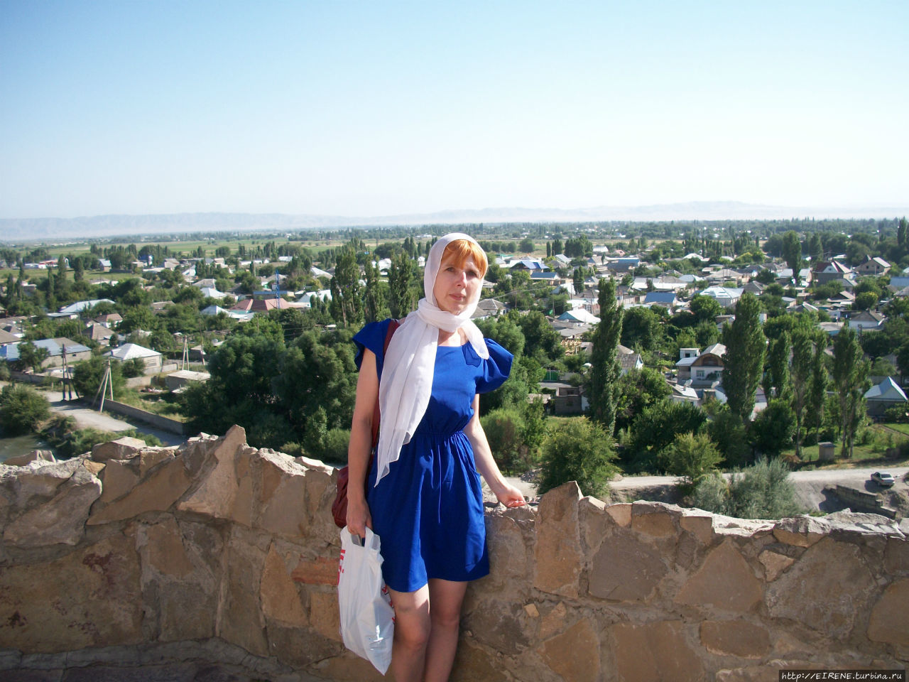 Вид на город, с Тектурмас Тараз, Казахстан