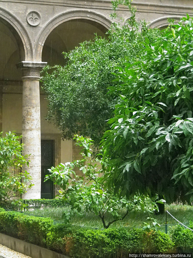 Изящный сад  Дориа-Памфили Рим, Италия