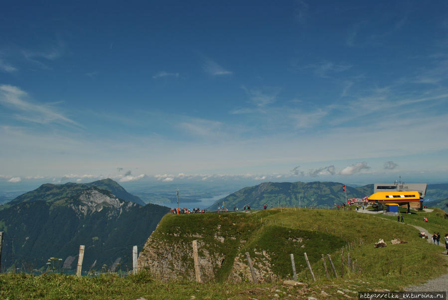 На вершине Фрональпшток Бруннен, Швейцария