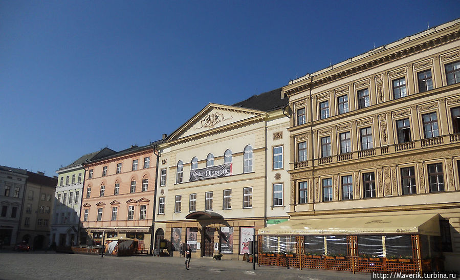 Оломоуц состоит из нескольких просторных площадей, главная из которых, Верхняя Площадь. Оломоуц, Чехия