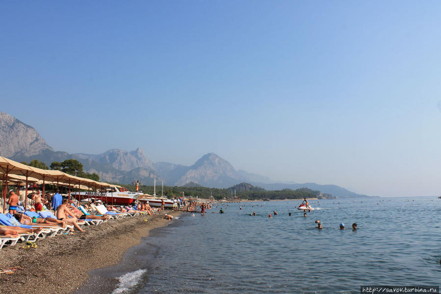 Пляж отеля Кемер, Турция