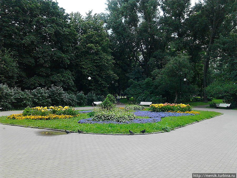 Чапаевский парк в Чапаевском переулке Москва, Россия