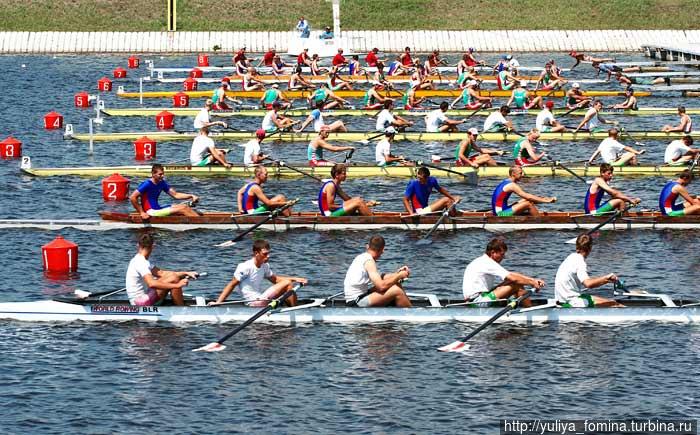 Девушка с веслом