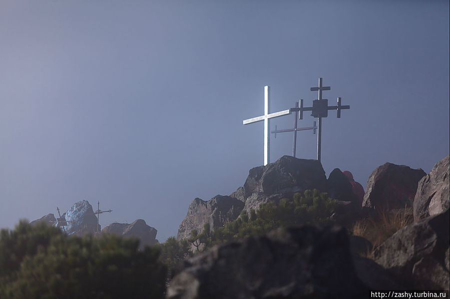 Вершина вулкана Ахуско (Ajusco) 3930 м