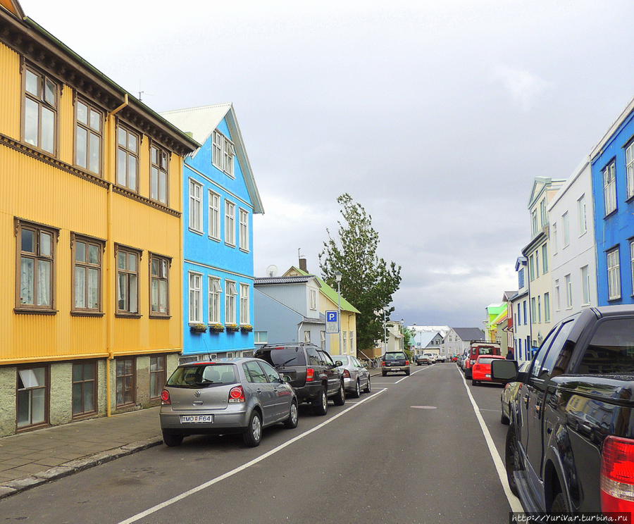 улица Сколавордустигур (Skolavordustigur) Рейкьявик, Исландия