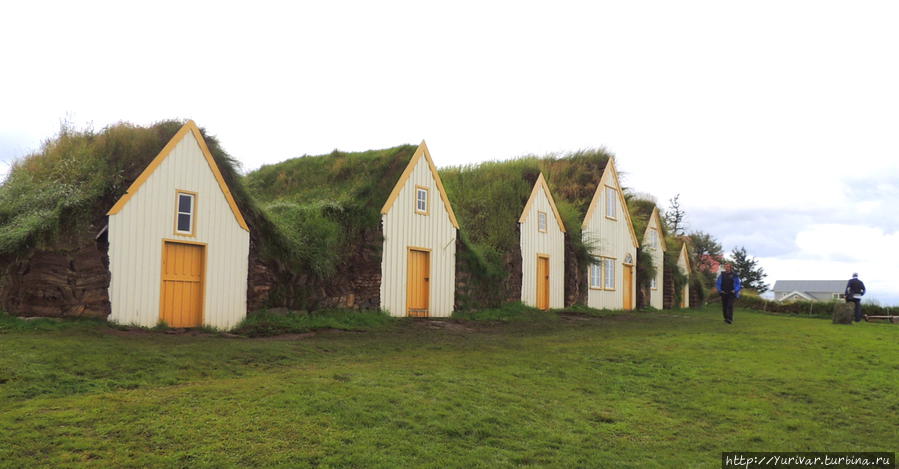 Дома исландцев 19 века Акюрейри, Исландия