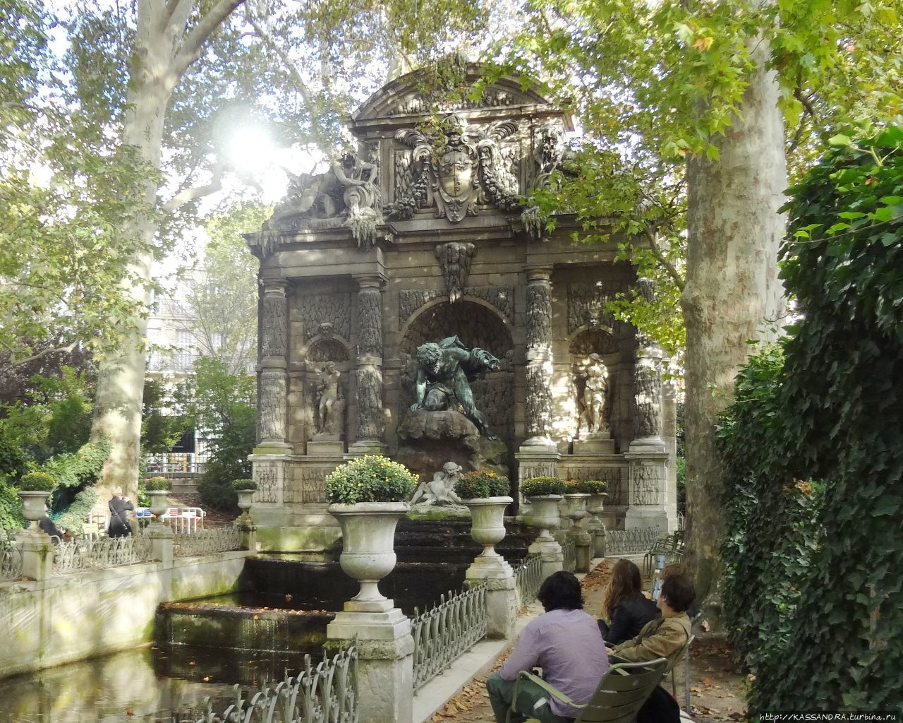 Люксембургский сад Париж, Франция