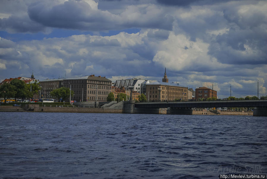 На лодочке по Двине Рига, Латвия