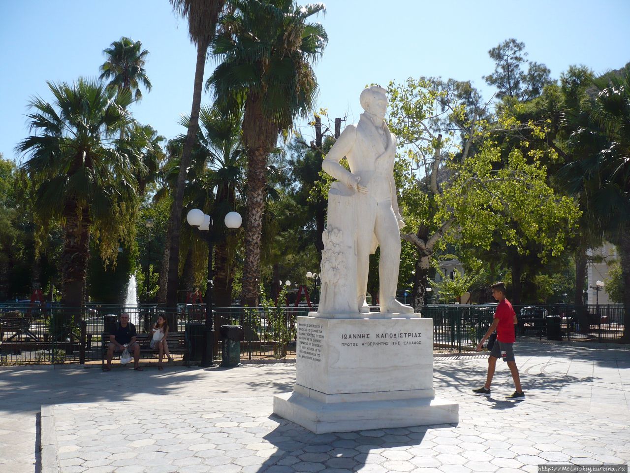 Памятник графу Каподистриа Нафплио, Греция