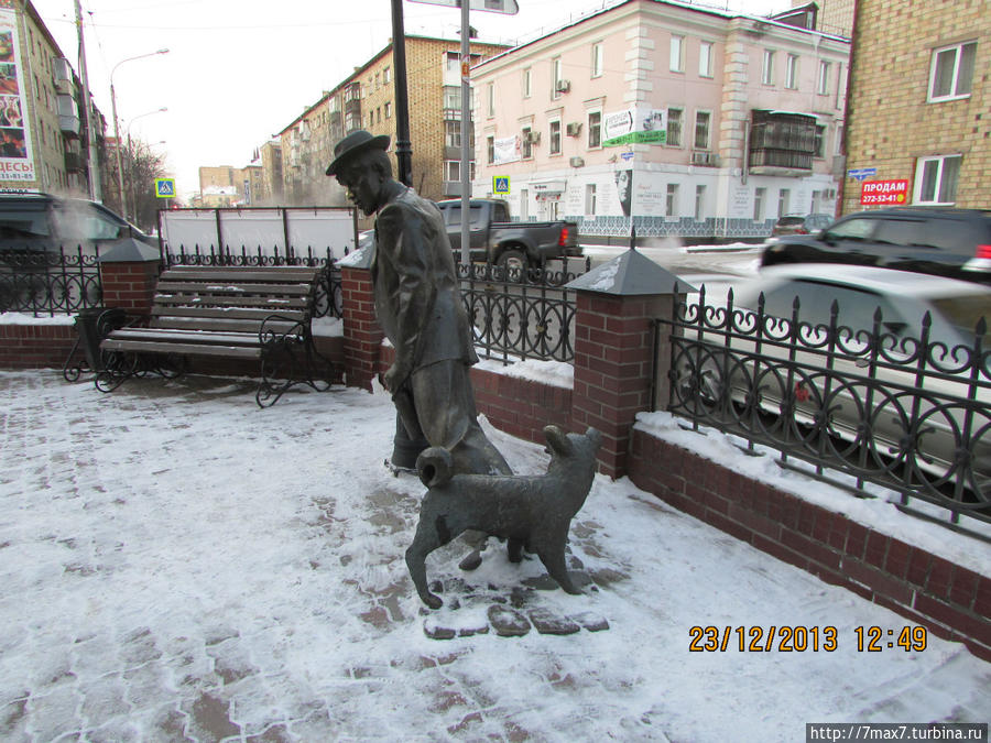 Памятник пьянице. Красноярск, Россия