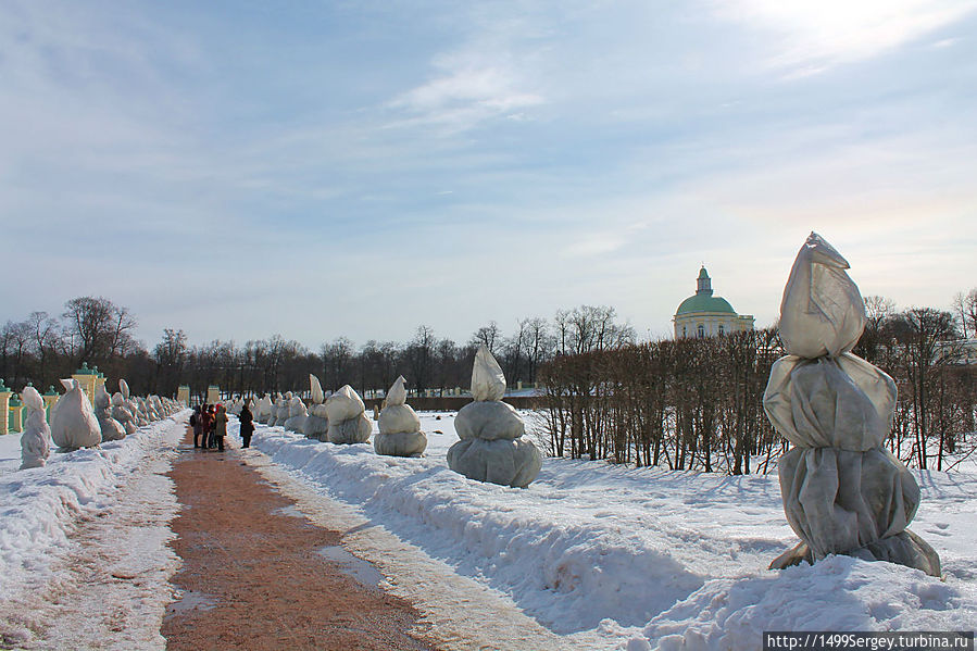 Парк ораниенбаум зимой