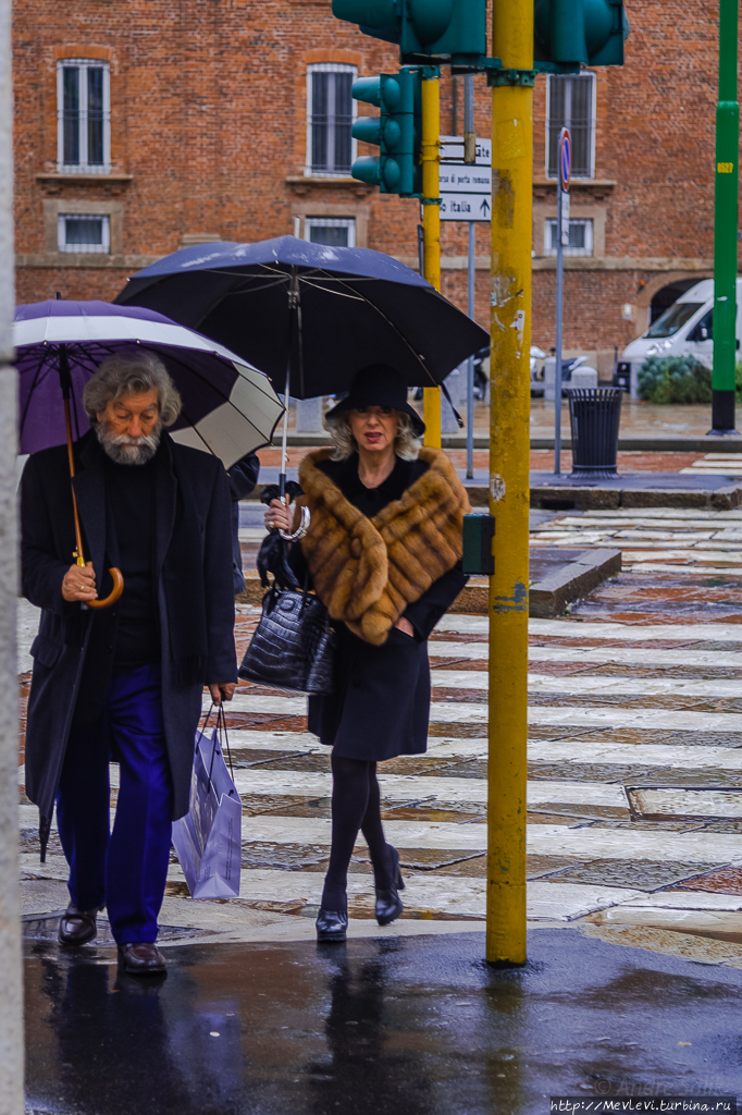 Дождливый Милан. Ноябрь Милан, Италия