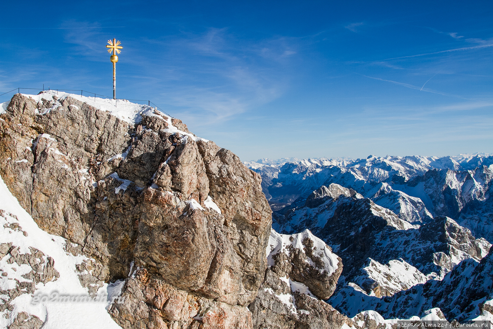 Высшая точка Германии в проекте Альпинистская Корона Европы Цугшпитце гора (2962м), Германия