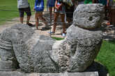 Чак-Мооль (исп. chac-mool) — название, данное типу доколумбовых мезоамериканских каменных статуй. Чак-Мооль изображает человеческую фигуру в лежачем состоянии с головой, повёрнутой в сторону, держа в руках поднос на животе. Смысл этой позы или самой статуи остаётся неизвестным. Считается, что Чак-Мооль вероятно служил «течкатлем» (жертвенным алтарем), а поднос видимо предназначен для приема жертвоприношения в виде человеческого сердца.