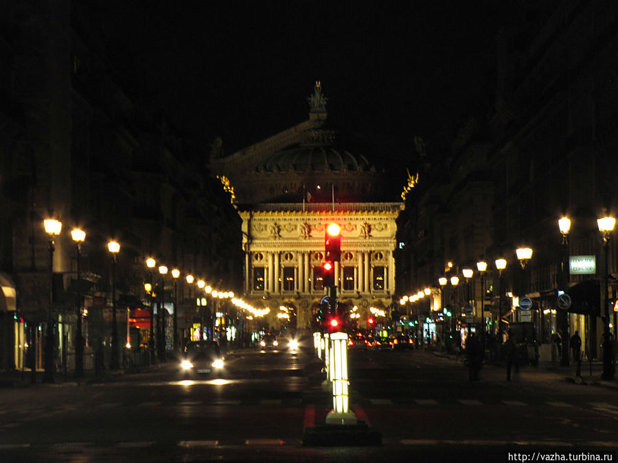 Париж в ночи. Париж, Франция
