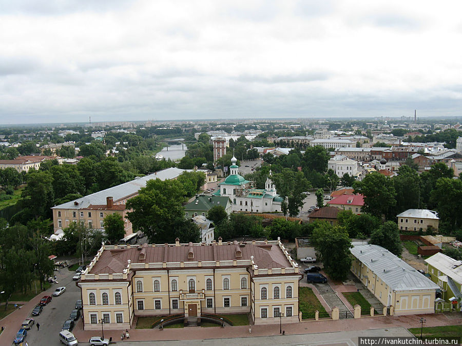 Музей кружева, вид сверху Вологда, Россия