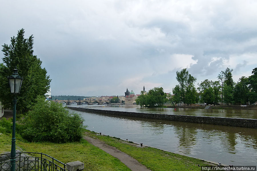 Набережная Кампы до наводнения.