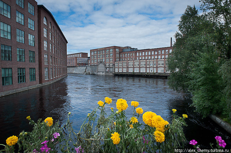 лучшие места для прогулок по набережным вокруг старых фабрик Тампере, Финляндия