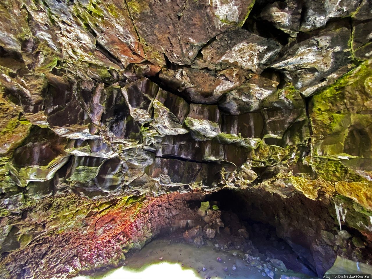 Ледяная пещера Эль-Мальпаис Национальный Монумент, CША