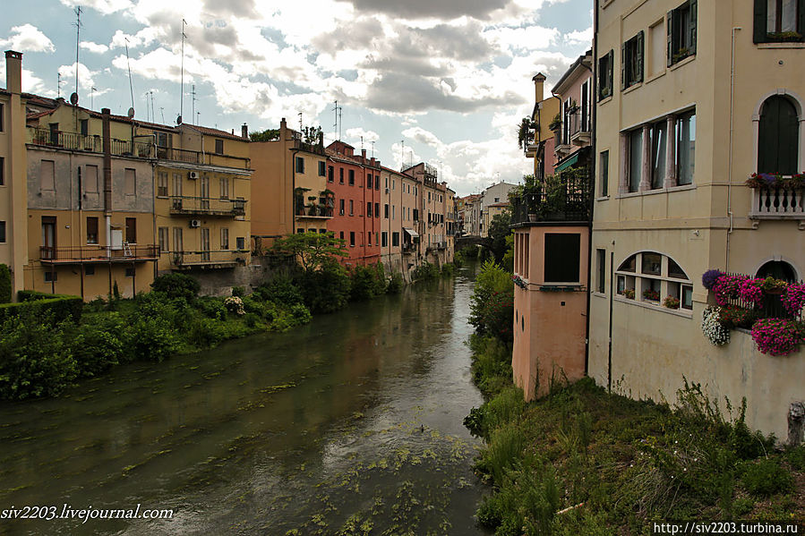 Падуя тоже стоит на каналах, но Венецию не напоминает