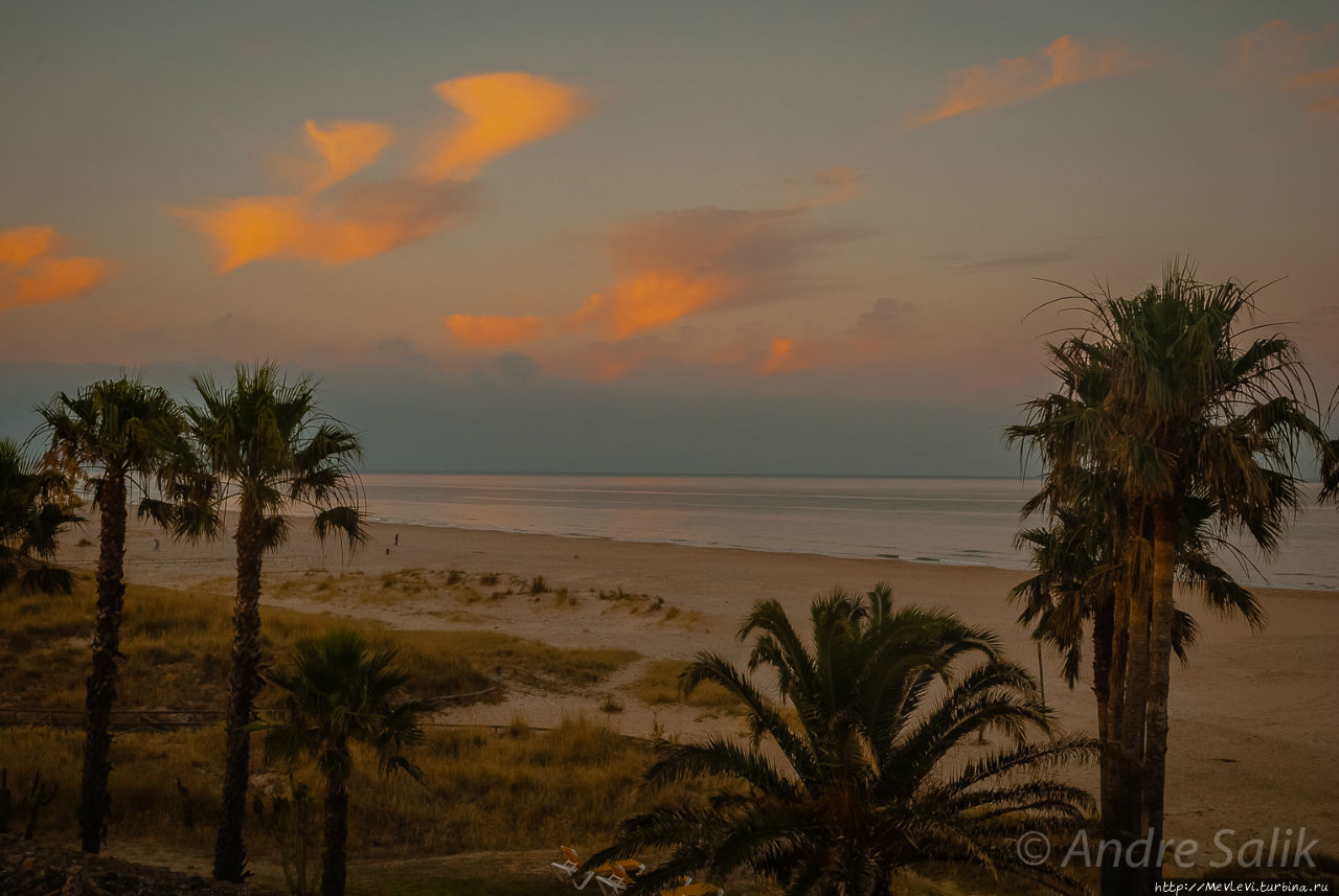 Рассвет в Tarifa, Spain Тарифа, Испания
