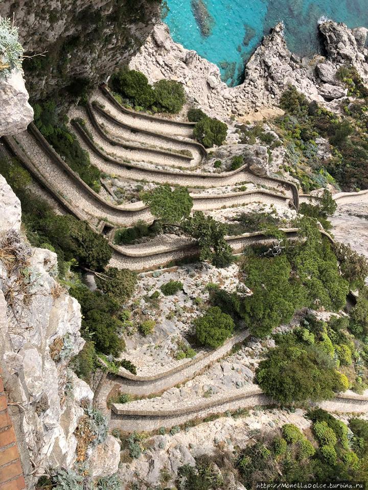 Capri: маршрут Belvedere Piazzetta-Certosa di San Giacomo Остров Капри, Италия