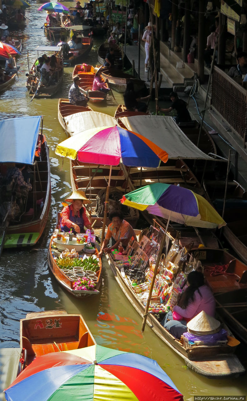 Плавучий рынок Дамноен Садуак (плавучий рынок), Таиланд